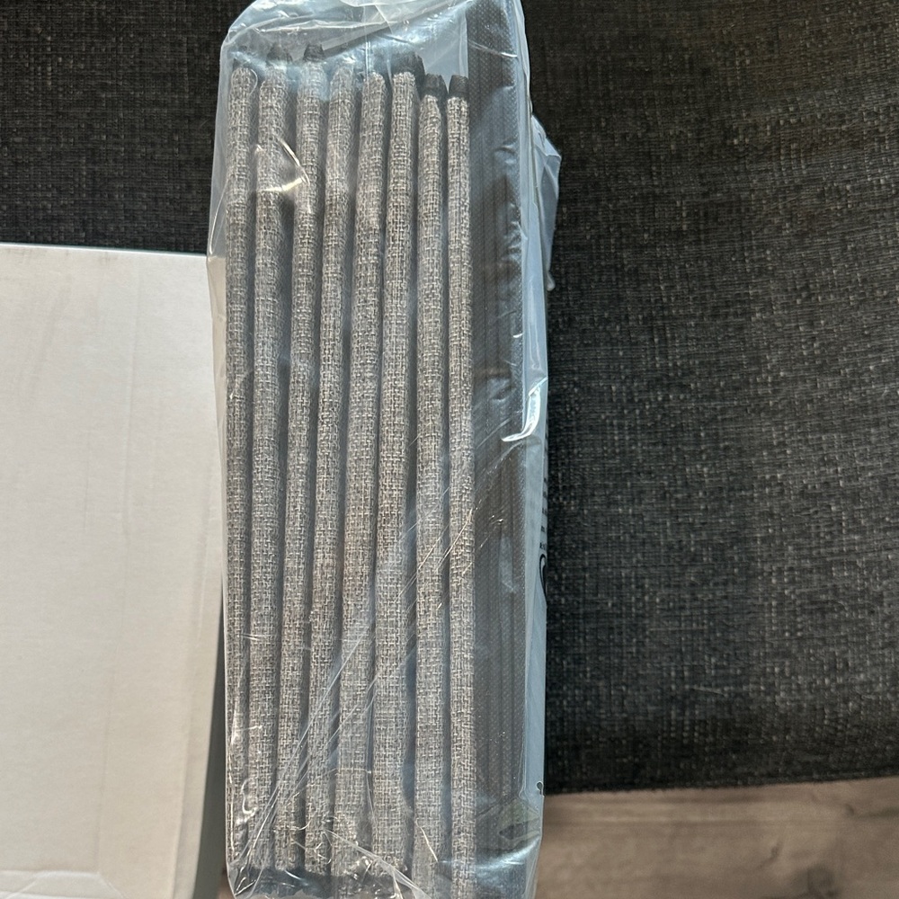 Gray Fabric Storage Bin- Set of 4 - Picture 2 of 4